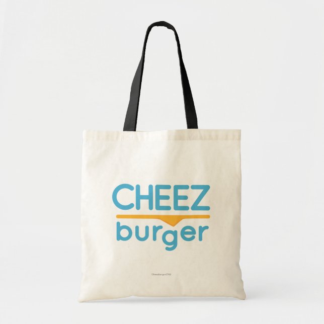 Cheezburger logotyp (färg) tygkasse (Framsidan)