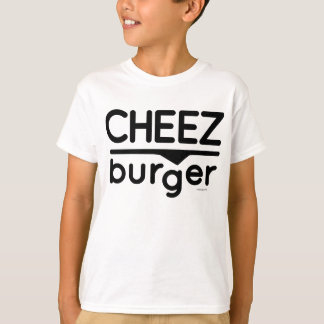 Cheezburger Logotyp (svart) Tee