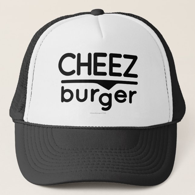 Cheezburger logotyp (svarten) keps (Framsida)