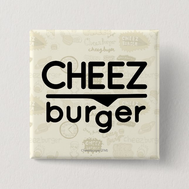 Cheezburger logotyp (svarten) knapp (Framsida)
