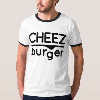 Cheezburger logotyp (svarten) t-shirt