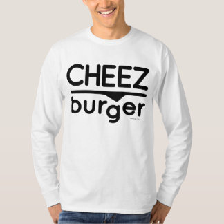 Cheezburger logotyp (svarten) t-shirt