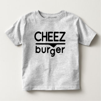 Cheezburger logotyp (svarten) tee shirt