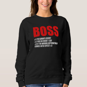 Chef 1 Jag är alltid Höger Chef T Shirt