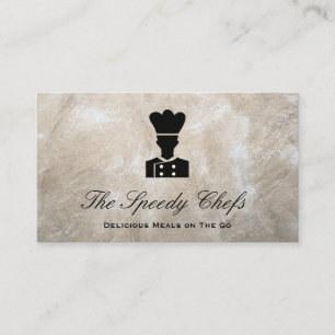 Chef Affärskortet catering Delivery Services Visitkort