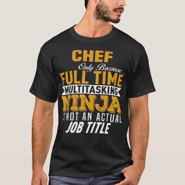 Chef animal  space chef  t shirt (Framsida)