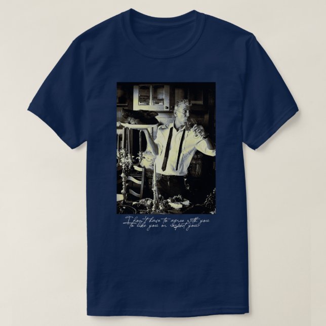 Chef Anthony Bourdain Slay TShirt T Shirt (Design framsida)