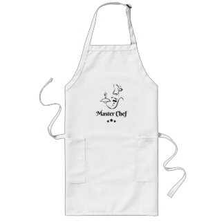 chef Apron Långt Förkläde