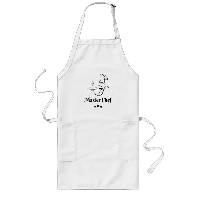 chef Apron Långt Förkläde (Framsidan)