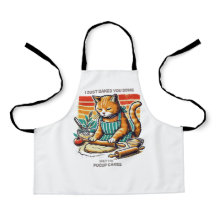 Chef Apron med Cat Baking Kopp Cakes