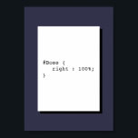 Chef är alltid Höger Funny CSS Poster<br><div class="desc">Chef är Alltid Höger är en CSS-pun. Den här poster är perfekt för dekoration för kontor,  start eller arbetsplats.</div>