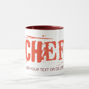 Chef är Mugg. Underbar Gift Idea. Anpassade-mall Mugg