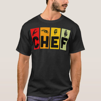 Chef ASL Sign Language Culinary Student Chef T Shirt