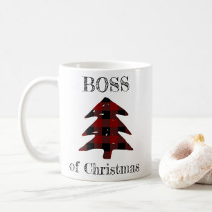 Chef av den roliga julplädjulgranen kaffemugg