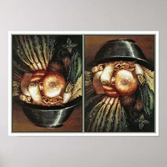 Chef av Giuseppe Arcimboldo Poster (Framsidan)