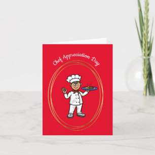 Chef-avskrivningsdag - Manligt Chef-kort Kort