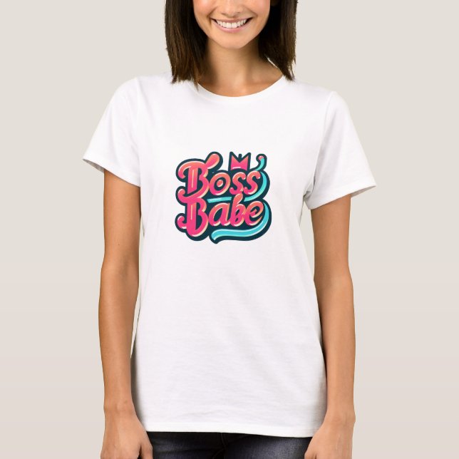 Chef Babe: Ägare min ekonomiska frihet T-Shirt (Framsida)