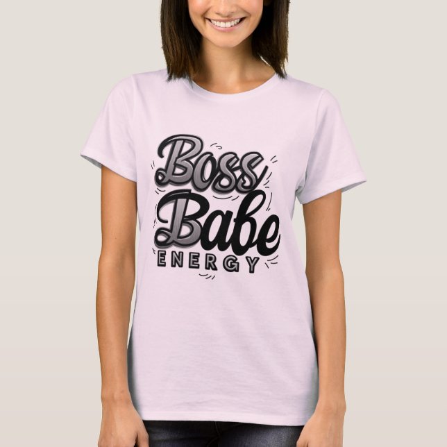Chef Babe Energy Retro Tee (Framsida)