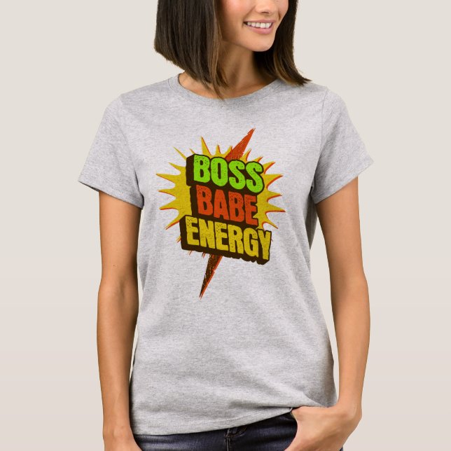 Chef Babe Energy T Shirt (Framsida)