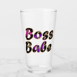 Chef Babe in Black Blommigt Glaskopp