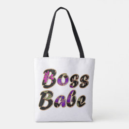 Chef Babe in Black Blommigt Tygkasse