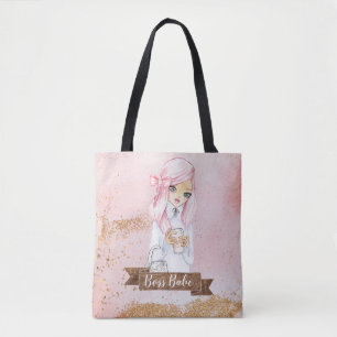 Chef Babe Planner för Chef Girls Tote bags Tygkasse