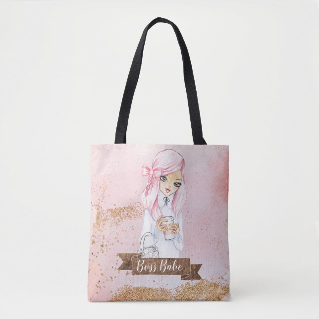 Chef Babe Planner för Chef Girls Tote bags Tygkasse (Framsida)