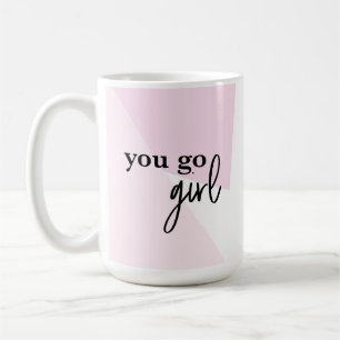 "Chef Babe Power: "You Go Girl Inspirational Mugg" Kaffemugg