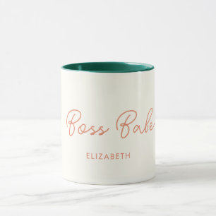 Chef Babe Retro Customized namn Coffee Mugg
