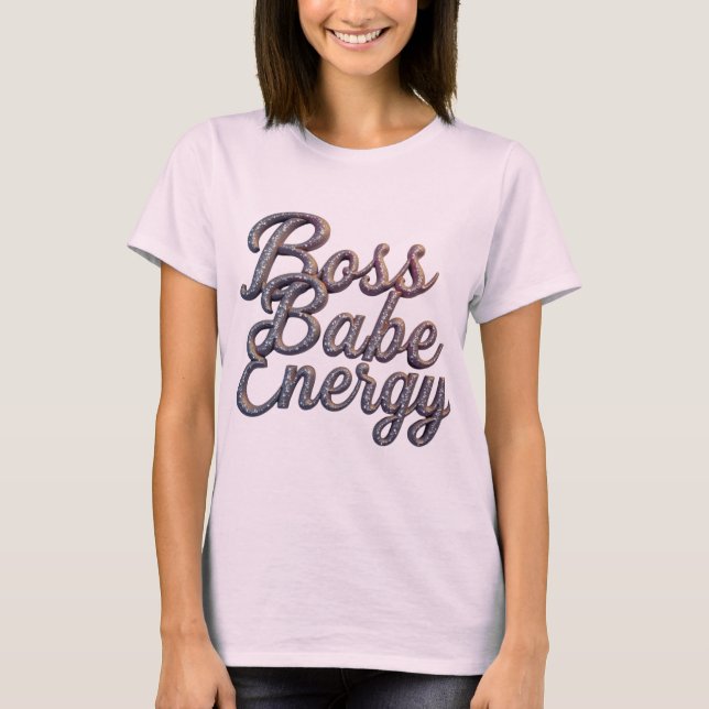 Chef Babe Vibes T-shirt (Framsida)