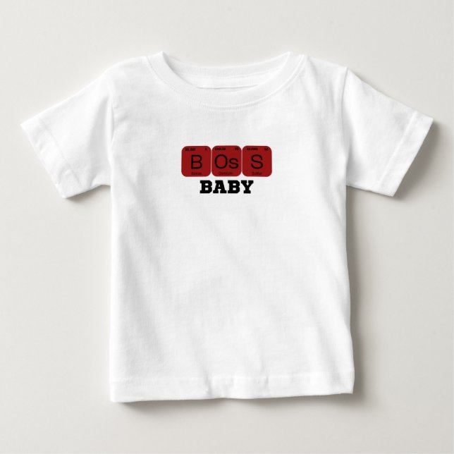 Chef Baby Periodiska Bord Inslag T Shirt (Framsida)