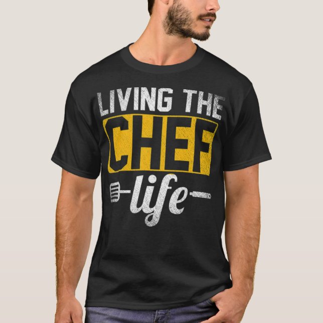 Chef bagel-konditor t shirt (Framsida)