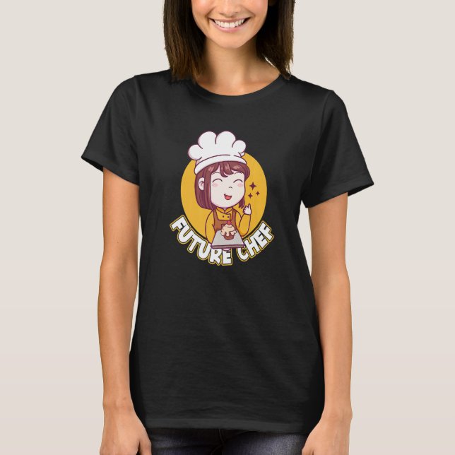 Chef bake baker t shirt (Framsida)