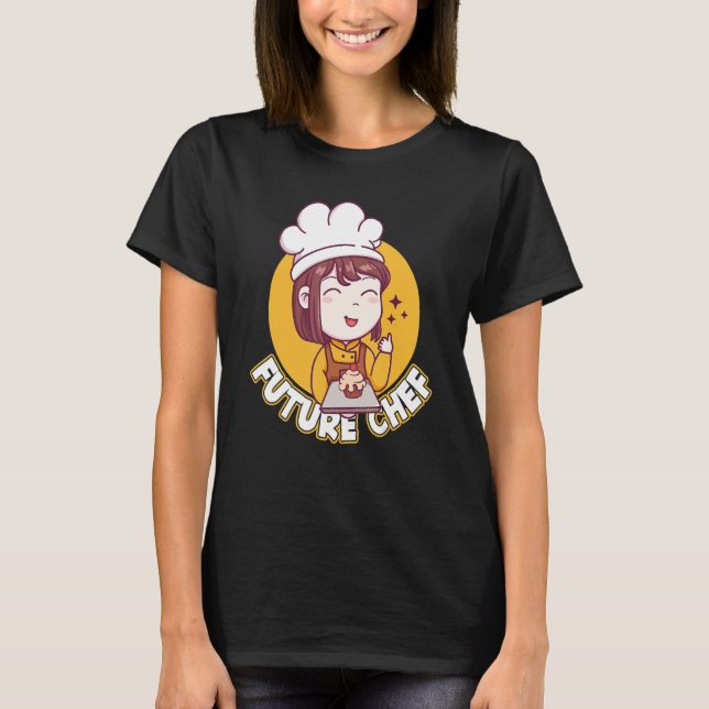 Chef bake baker t shirt (Framsida)