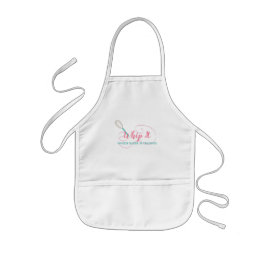 Chef Baker Whisk Bakery Swirls Barnförkläde