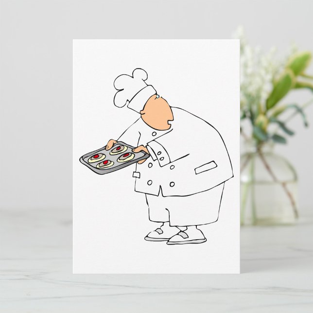 Chef Baking Cook-inbjudningar Inbjudningar (Skapare uppladdad)