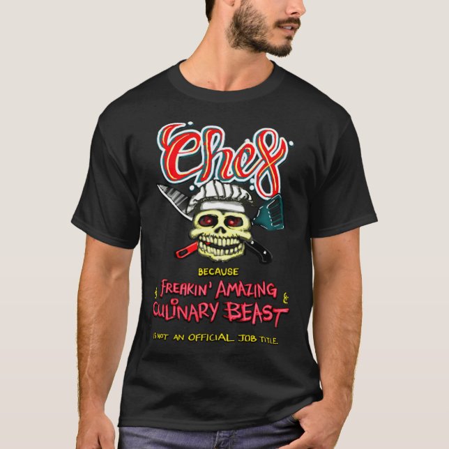 Chef baking pirate birthday gift  t shirt (Framsida)