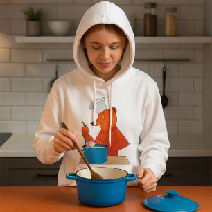 Chef Bear Cooking Soppa Roligt Animal Kitchen T Shirt