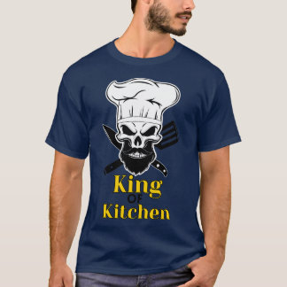 Chef Beard Skeleton Bake Bearded Skull Skeletal Co T Shirt