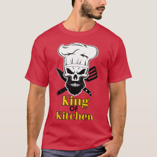 Chef Beard Skeleton Bake Bearded Skull Skeletal Co T Shirt