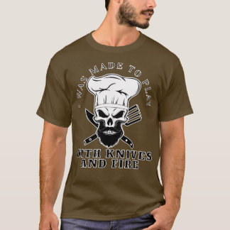 Chef Beard Skeleton Bake Bearded Skull Skeletal Co T Shirt