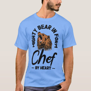 Chef Beast Animal Lover Bear Cooking Måltider T Shirt