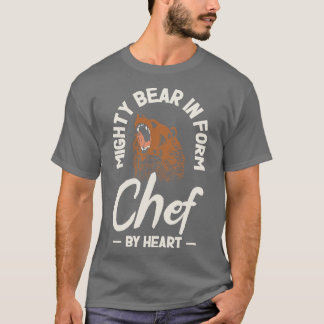 Chef Beast Animal Lover Bear Cooking T Shirt