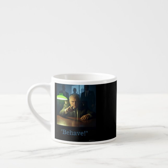 Chef beter sig espresso mugg på två sidor espressomugg (Vänster)