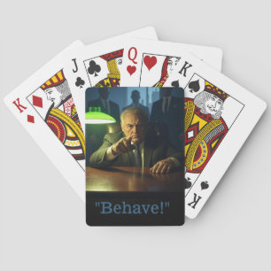 Chef beter sig som Poker-spelkort Casinokort