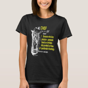 Chef betyder "Shirt Chef Noun Definition" T Shirt
