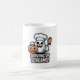 Chef Boo – Spooky Cute Halloween Ghost Spoon Kaffemugg
