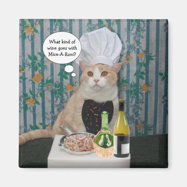 Chef Bubba Kattunge Magnet (Framsidan)