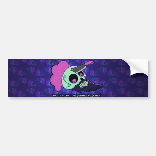 Chef Bumper Sticker Bildekal (Framsidan)