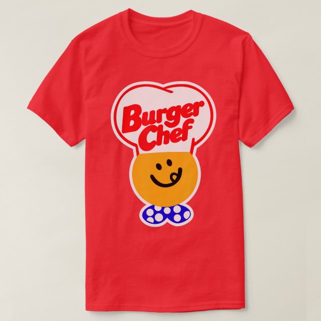 Chef Burger Classic T Shirt (Design framsida)